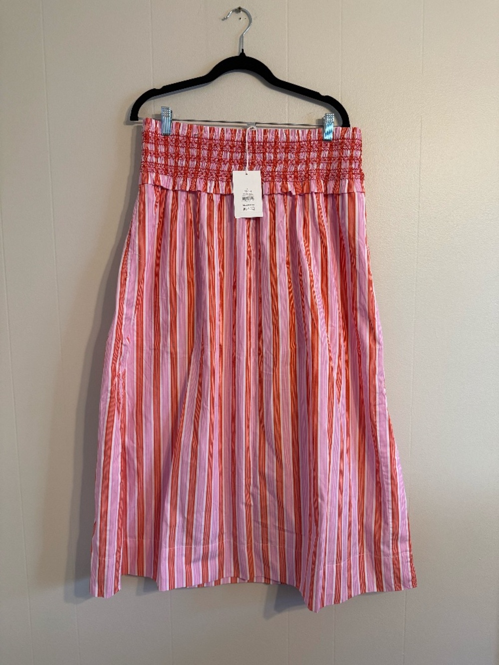 NWT Women's Free Assembly Novel Maxi Skirt, Wide Elastic Waist, Size L (12-14)